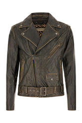 Giacca in pelle nera -  | Wise