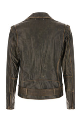 Giacca in pelle nera -  | Wise