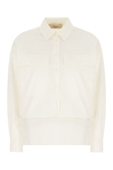 Ivory poplin shirt -  | Wise