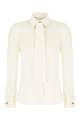 Ivory silk blouse -  | Wise