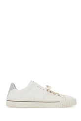 Sneakers bianche in pelle e tela -  | Wise