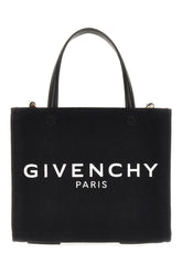 Black canvas mini G-Tote handbag -  | Wise