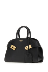 Black leather mini Hug handbag -  | Wise