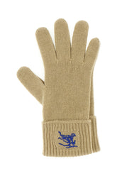 Khaki green cashmere blend gloves -  | Wise