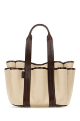 Sand canvas Giardiniera handbag -  | Wise