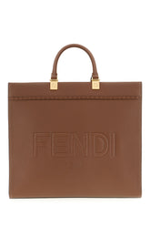 Borsa shopping Sunshine media in pelle marrone -  | Wise
