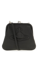 Black leather clutch -  | Wise