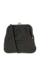Black leather clutch -  | Wise