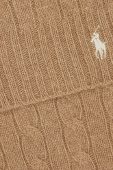 Camel wool blend scarf -  | Wise