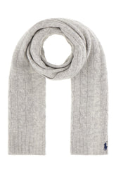 Grey wool blend scarf -  | Wise