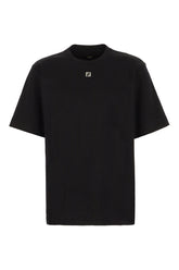 T-shirt oversize in cotone nero -  | Wise