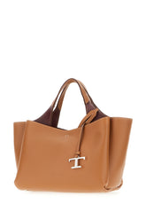Caramel leather mini handbag -  | Wise