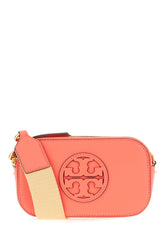 Salmon leather mini Miller crossbody bag -  | Wise