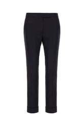 Midnight blue wool pants -  | Wise