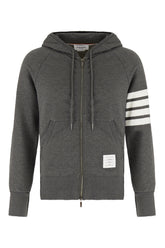 Dark grey cotton sweatshirt -  | Wise