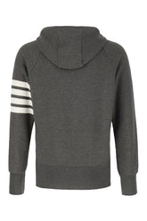Dark grey cotton sweatshirt -  | Wise