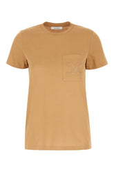 T-shirt in cotone cammello -  | Wise