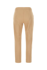 Beige stretch viscose blend pants -  | Wise