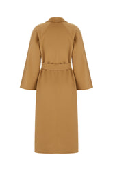 Biscuit cashmere coat -  | Wise