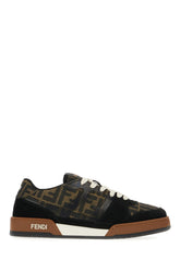 Multicolor fabric and suede Match sneakers -  | Wise