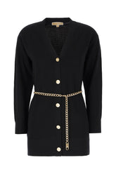 Black wool cardigan -  | Wise