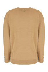 Biscuit wool sweater -  | Wise