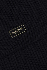 Midnight blue wool and acrylic scarf -  | Wise