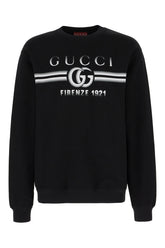Black cotton sweatshirt -  | Wise