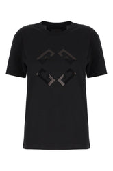 Black cotton t-shirt -  | Wise
