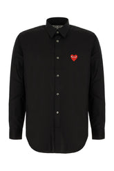 Black poplin shirt -  | Wise