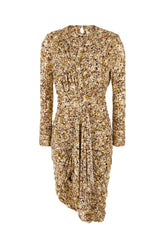 Printed stretch viscose dress -  | Wise