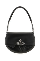 Black leather shoulder bag -  | Wise