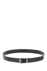 Black leather reversible belt -  | Wise