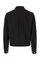 Black wool blend jacket -  | Wise