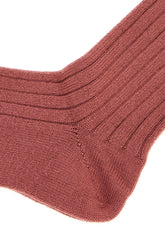 Mauve cotton blend socks -  | Wise