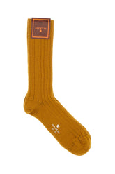 Ochre stretch wool blend socks -  | Wise