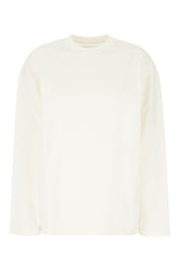 Ivory cotton oversize t-shirt -  | Wise