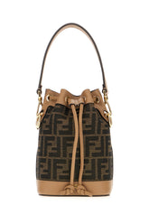 Embroidered fabric mini Mon Tresor bucket bag -  | Wise