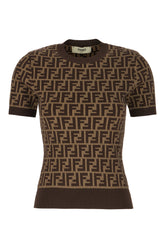 Top in misto cotone stretch ricamato -  | Wise