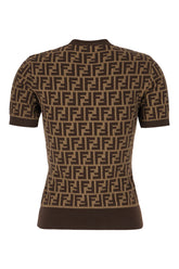 Top in misto cotone stretch ricamato -  | Wise