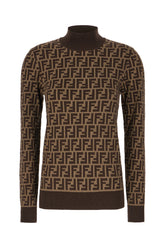 Embroidered stretch cotton blend sweater -  | Wise
