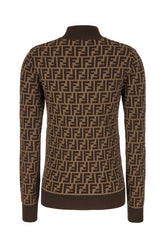 Embroidered stretch cotton blend sweater -  | Wise