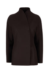 Aubergine wool blazer -  | Wise