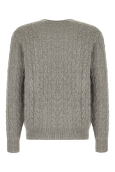 Grey wool blend sweater -  | Wise