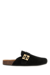Black suede Mellow slippers -  | Wise