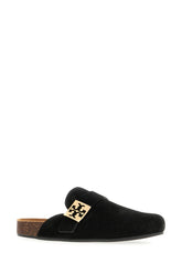 Black suede Mellow slippers -  | Wise