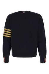 Midnight blue wool cardigan -  | Wise