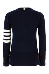 Navy blue cashmere cardigan -  | Wise