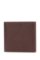 Plum leather wallet -  | Wise
