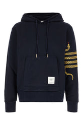 Midnight blue cotton sweatshirt -  | Wise